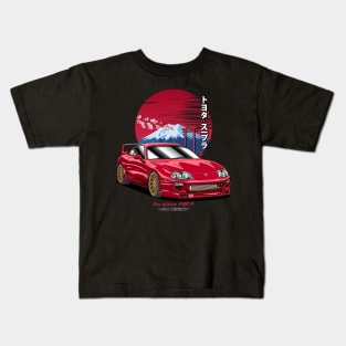 JDM Red Supra MK4 Kids T-Shirt